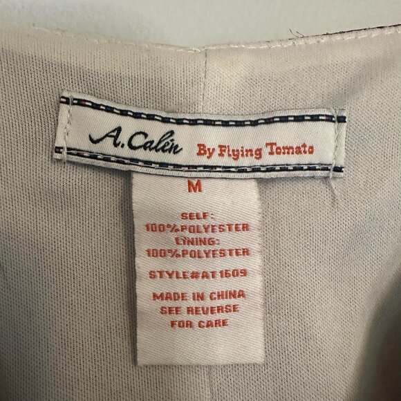 A. Calin Flying Tomato Kimono Striped Blouse Boho Chic Top - Medium - Picture 4 of 5